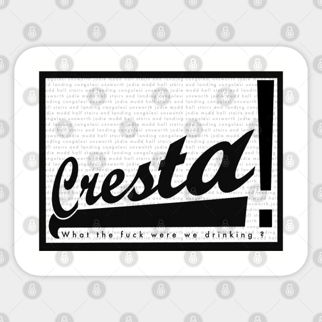 Cresta! Sticker by Spiralpaper